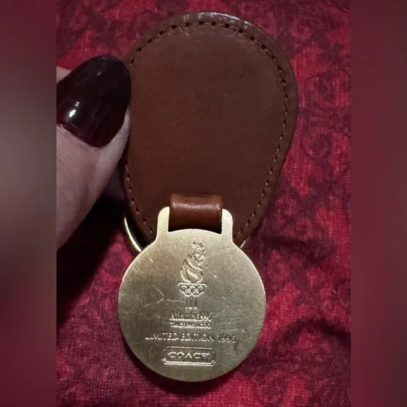 COACH 1996 Ltm Ed Centennial Olympics Key Fob Collection (London) - EUC